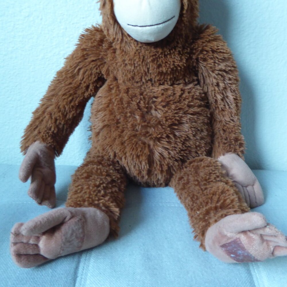 IKEA Monkey Plush Djungelskog Orangutan 24" Soft Toy Stuffed Animal 104.028.41 - Picture 3 of 6